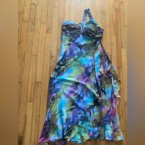 Laura petites vintage y2k maxi flowy fairy dress prom